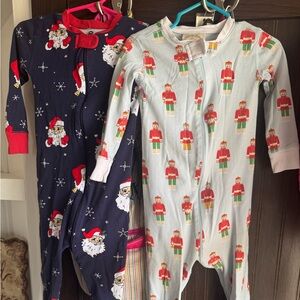 The Beaufort Bonnet Company Kids Pajamas - Navy and Light Blue